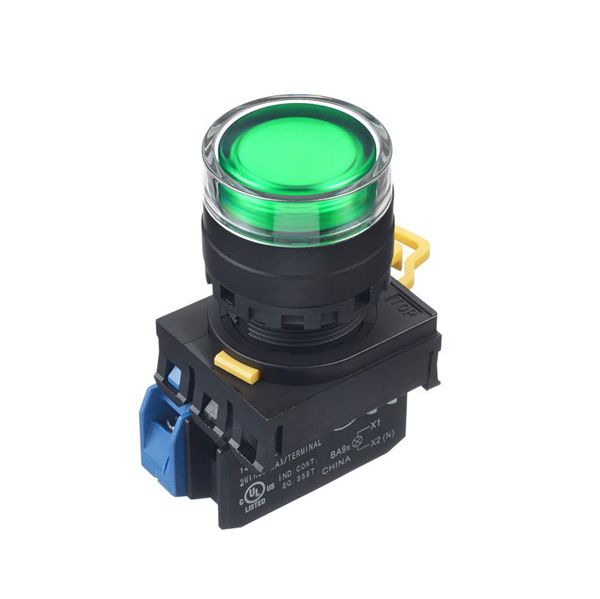 Nút nhấn nhả IDEC YW1L-MF2E10Q4G 24V (Green)